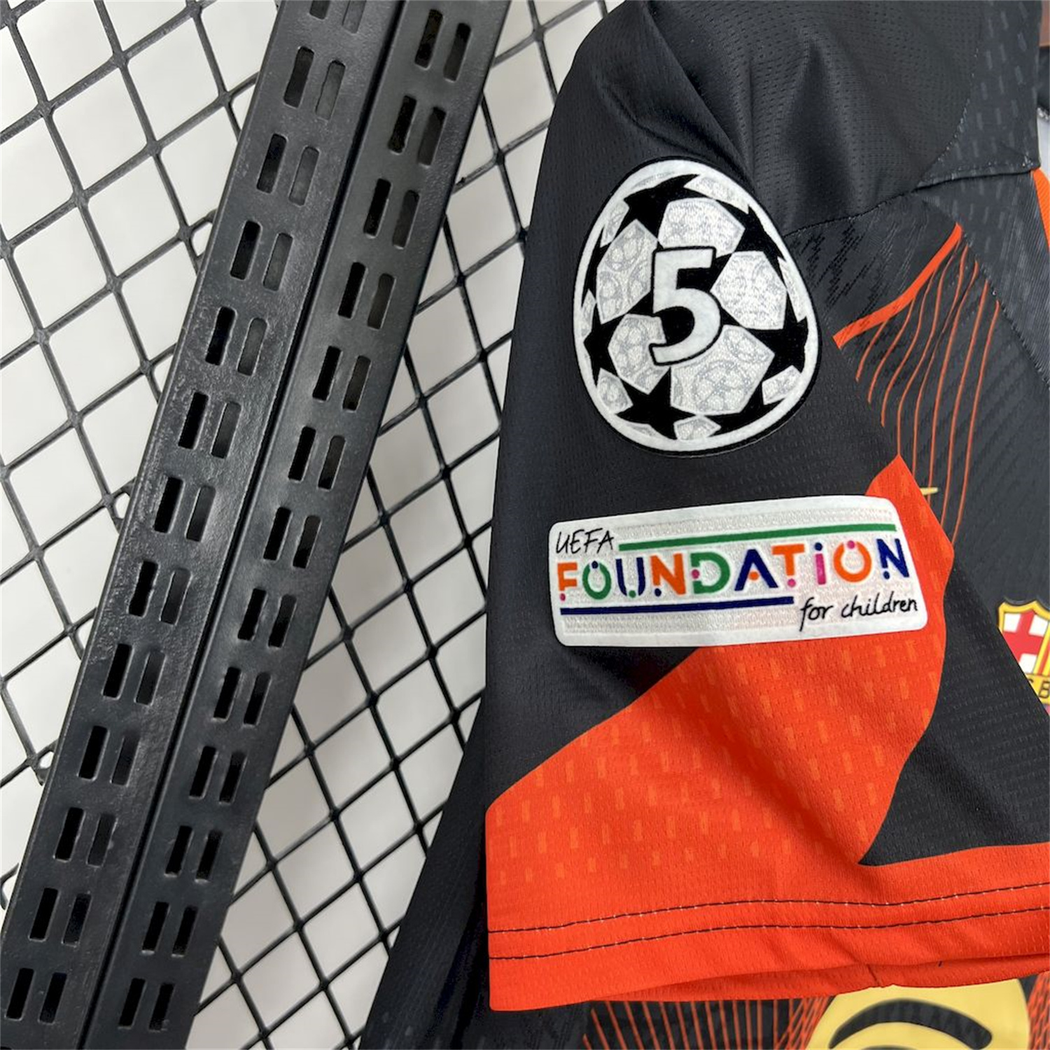 UltraTrikot-Barcelona 25-26 T90 Orange Lines Black Special Jersey - Fans Version