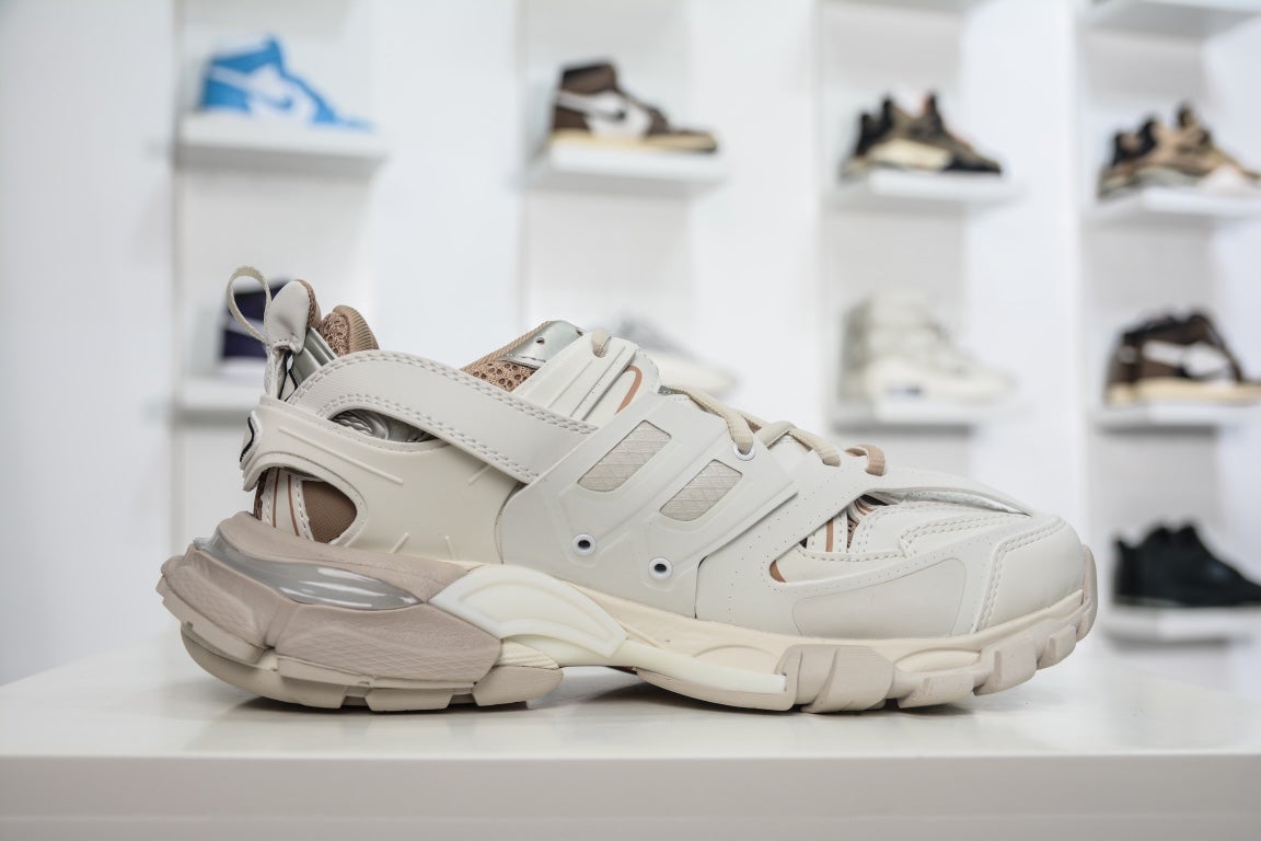 Balenciaga Track Trainer White Beige、mysite、Cacoeks