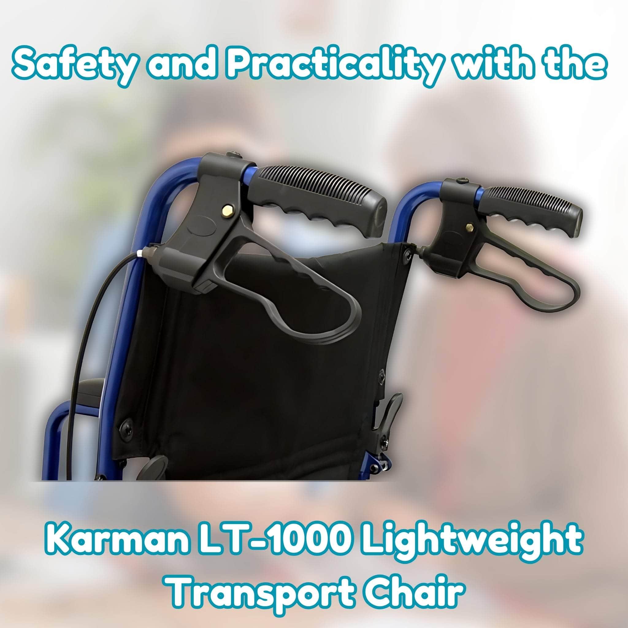 Safety and Practicality with the Karman LT-1000 Lightweight Transport Chair