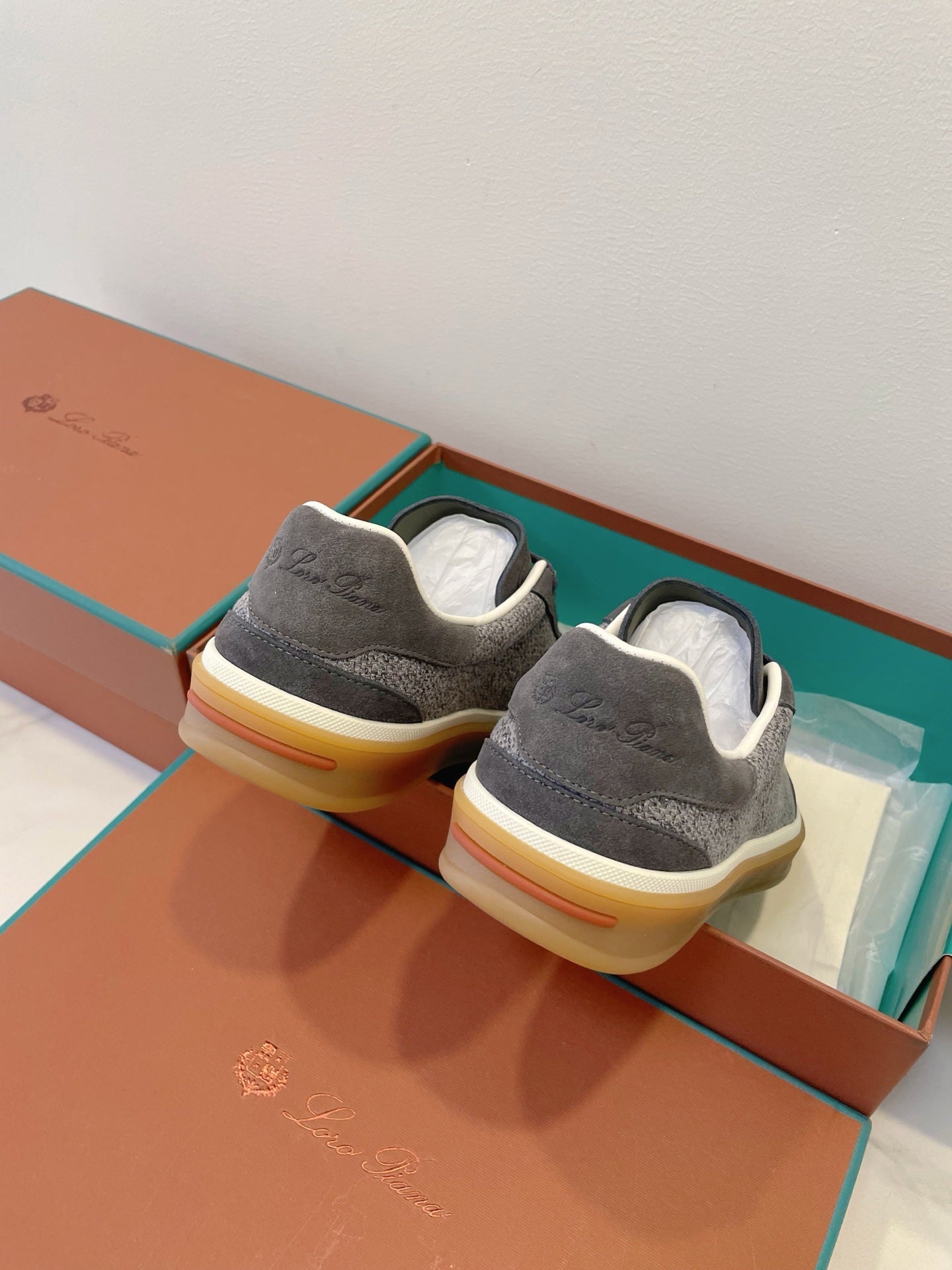 SNEAKERS IN DARK GREY SUEDE WITH CANVAS、mysite、Cacoeks