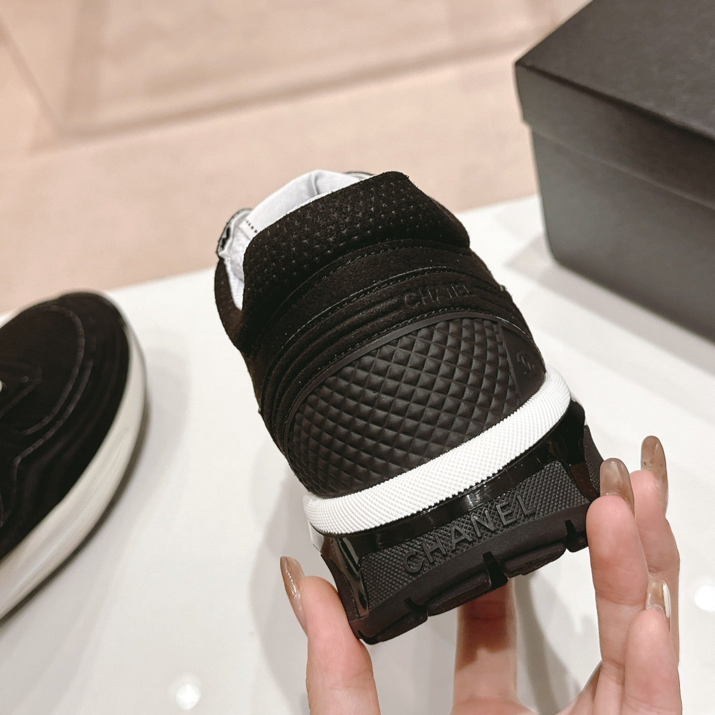 Women's Black White Sneaker Breathable mesh、mysite、Cacoeks