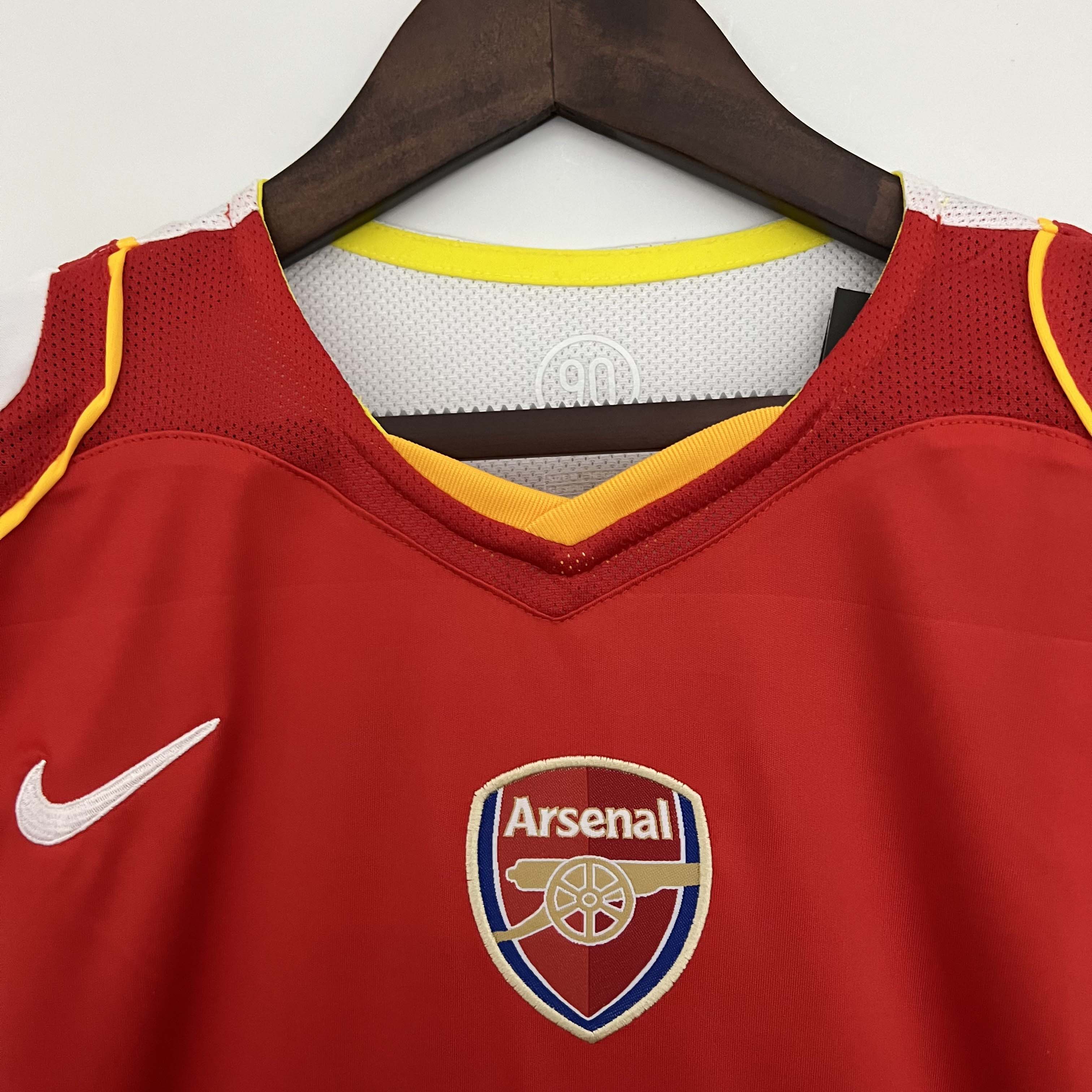 2004/2005 Retro Arsenal Home Football Shirt 1:1 Thai Quality:football jersey mysite: unitedjerseyfootball 邓江浪:football