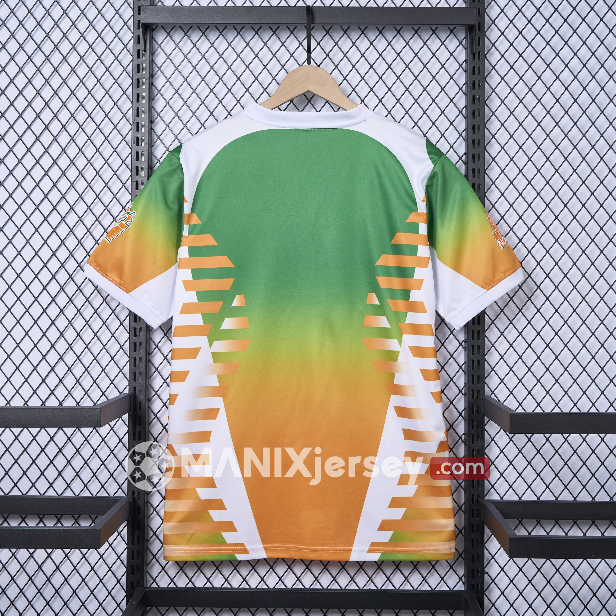 ManixJersey.com | Venezia FC 24-25 Orange and Green Pre-Match Jersey - Fans Version -Customize Name, Number and Patch | Worldwide Shipping