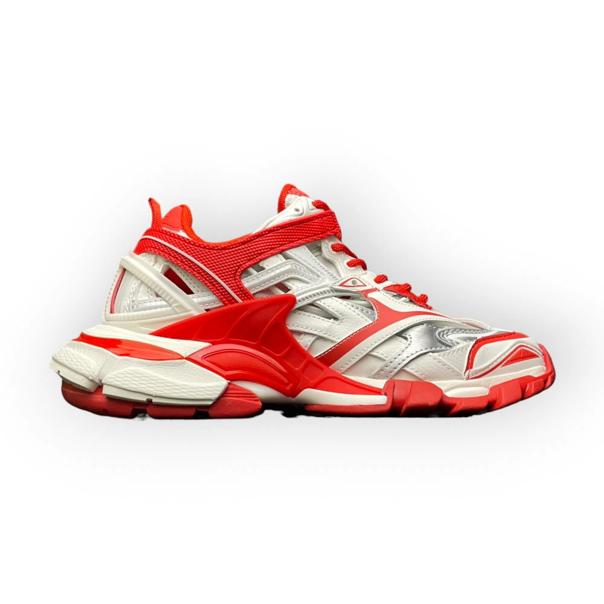 Balenciaga Track 2.0 Sneaker in White Red、mysite、Cacoeks