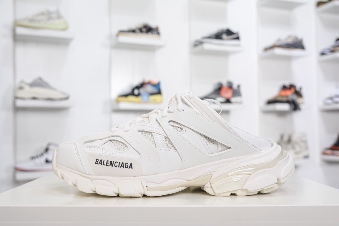 Balenciaga Track Mule in White、mysite、Cacoeks