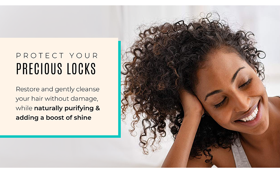 Restore and gently cleanse hair without damage