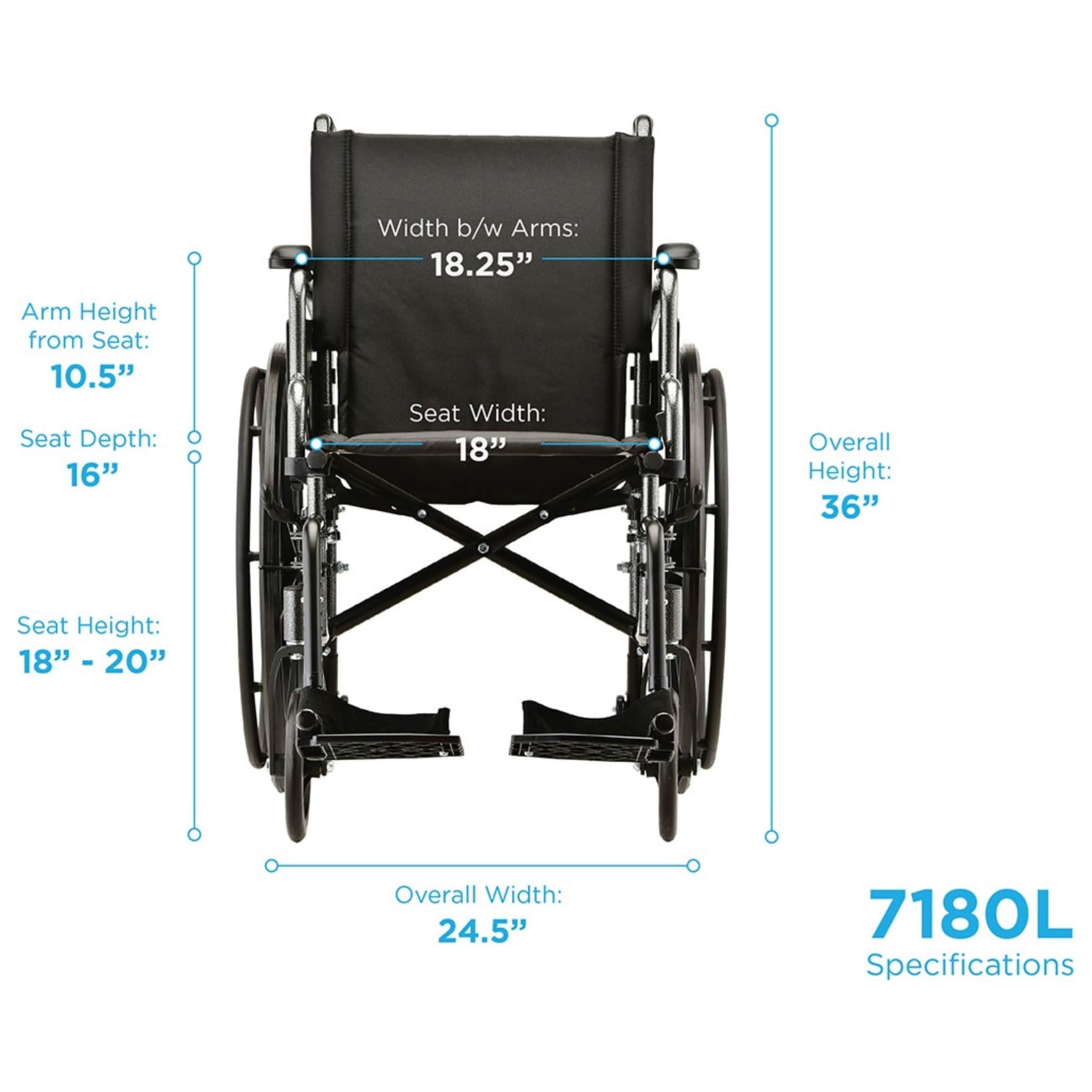 Steel Hammertone Wheelchair