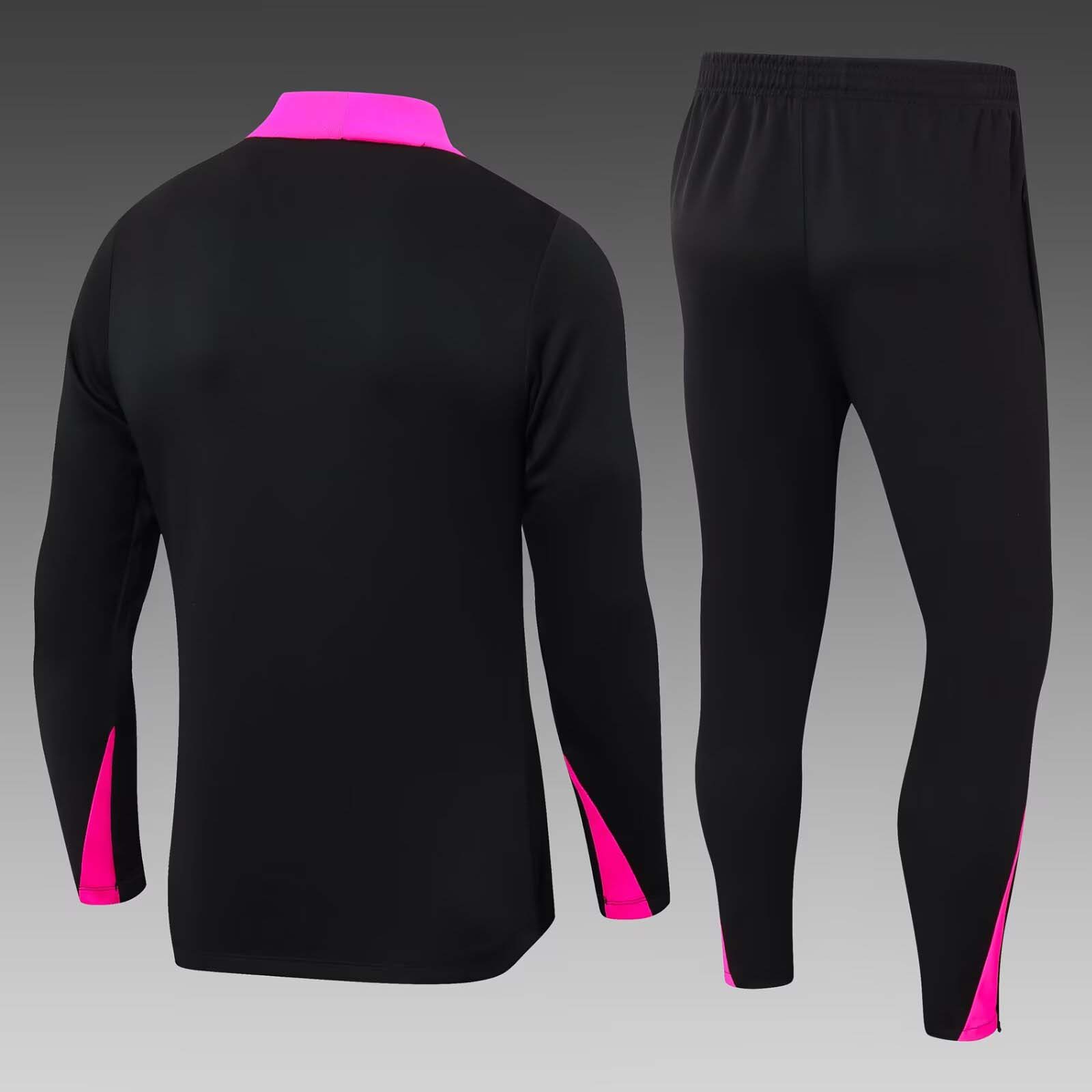 2024/2025 Chelsea Half-Pull Training Suit Black Football Shirt 1:1 Thai Quality Set:football jersey mysite: unitedjerseyfootball 邓江浪:football