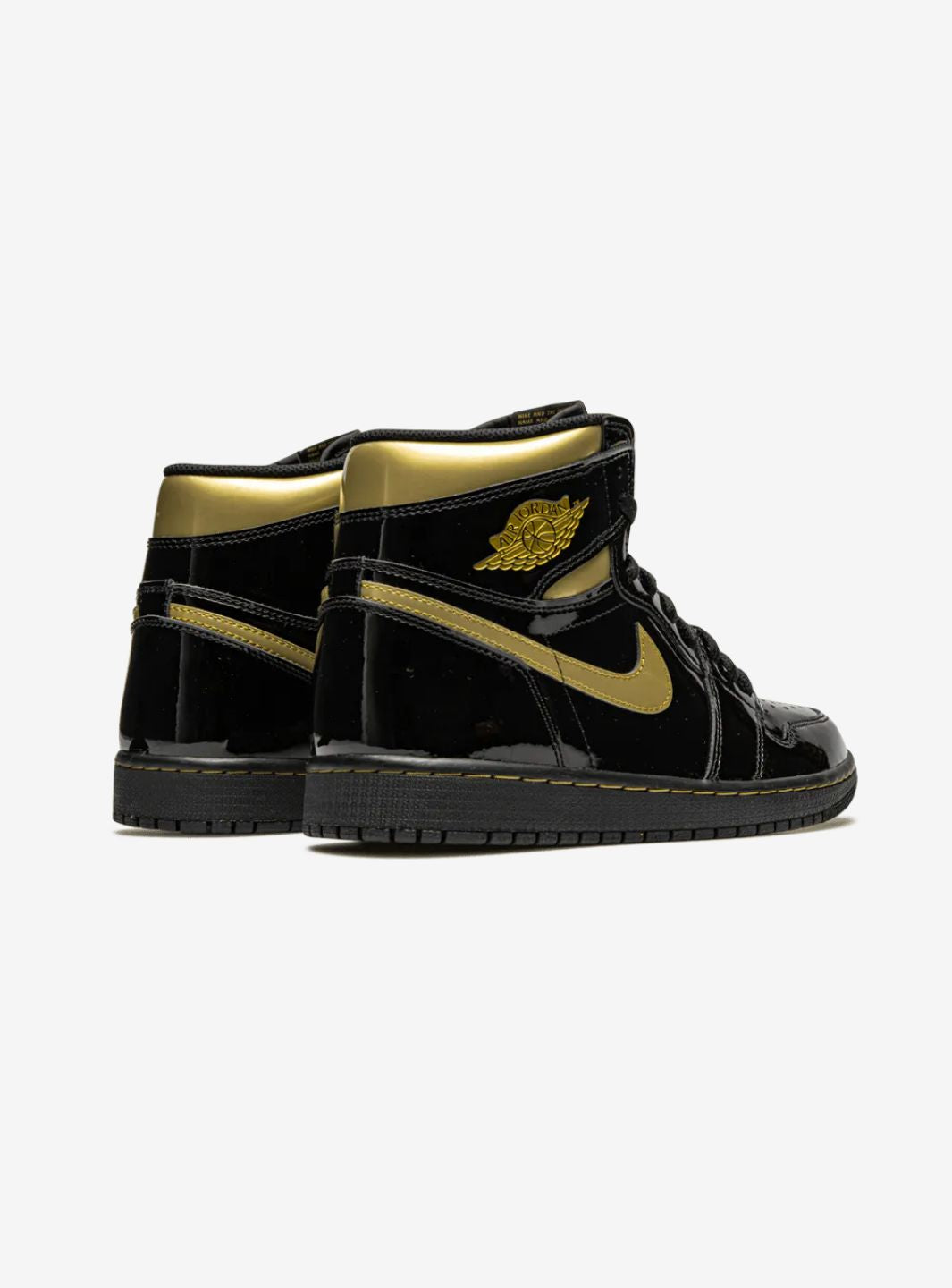 Air Jordan 1 Retro High Black Metallic Gold (2020)、JORDAN、Cacoeks