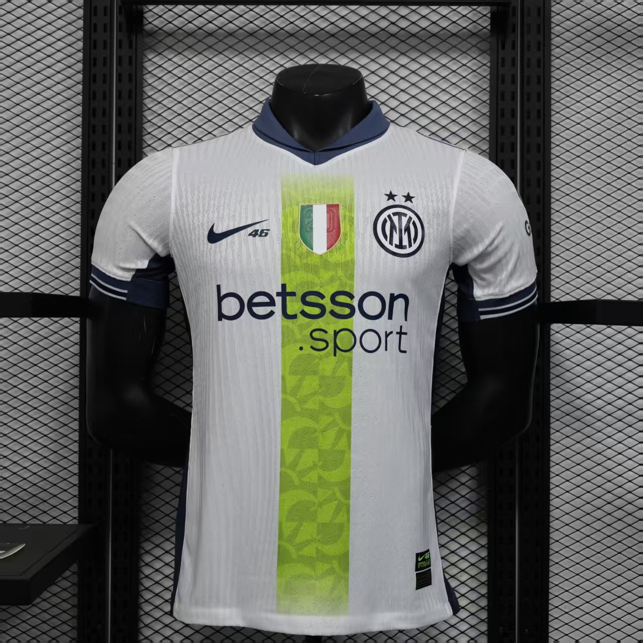 2024/2025 Player Version Internazionale Milan Away Valentino Rossi Special Edition Football Shirt 1:1 Thai Quality:football jersey mysite: unitedjerseyfootball 邓江浪:football