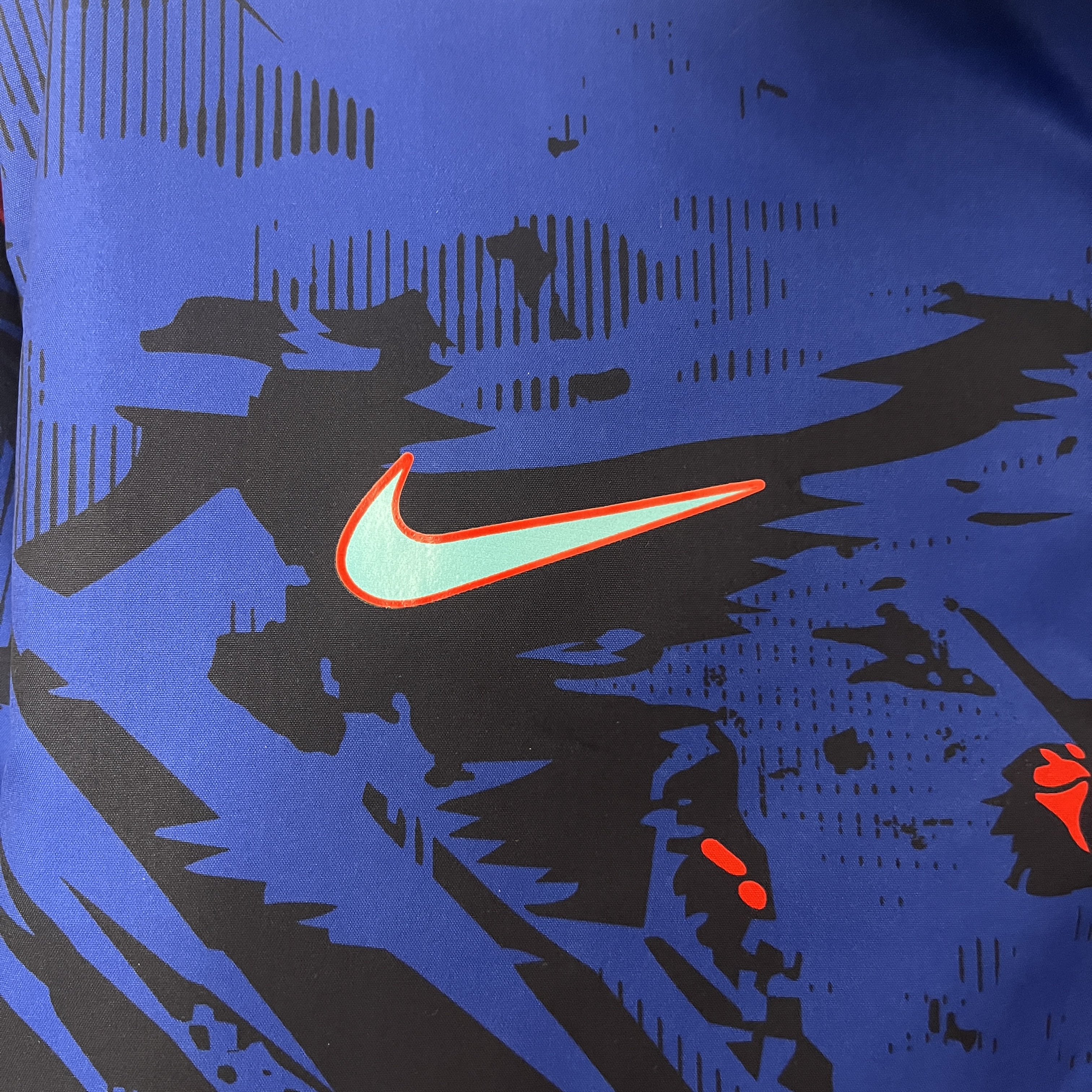 Higojerseys-England 2024 Double Sided Reversible Windbreaker - Blue