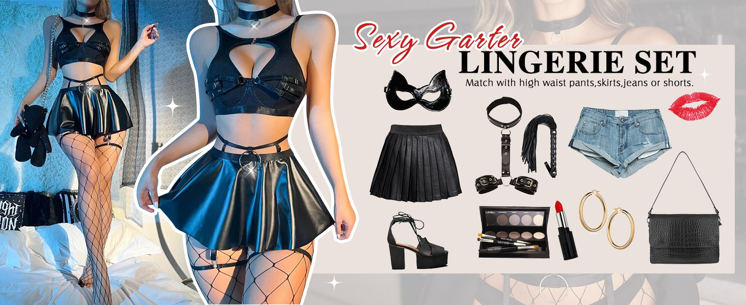 Garter Lingerie Set