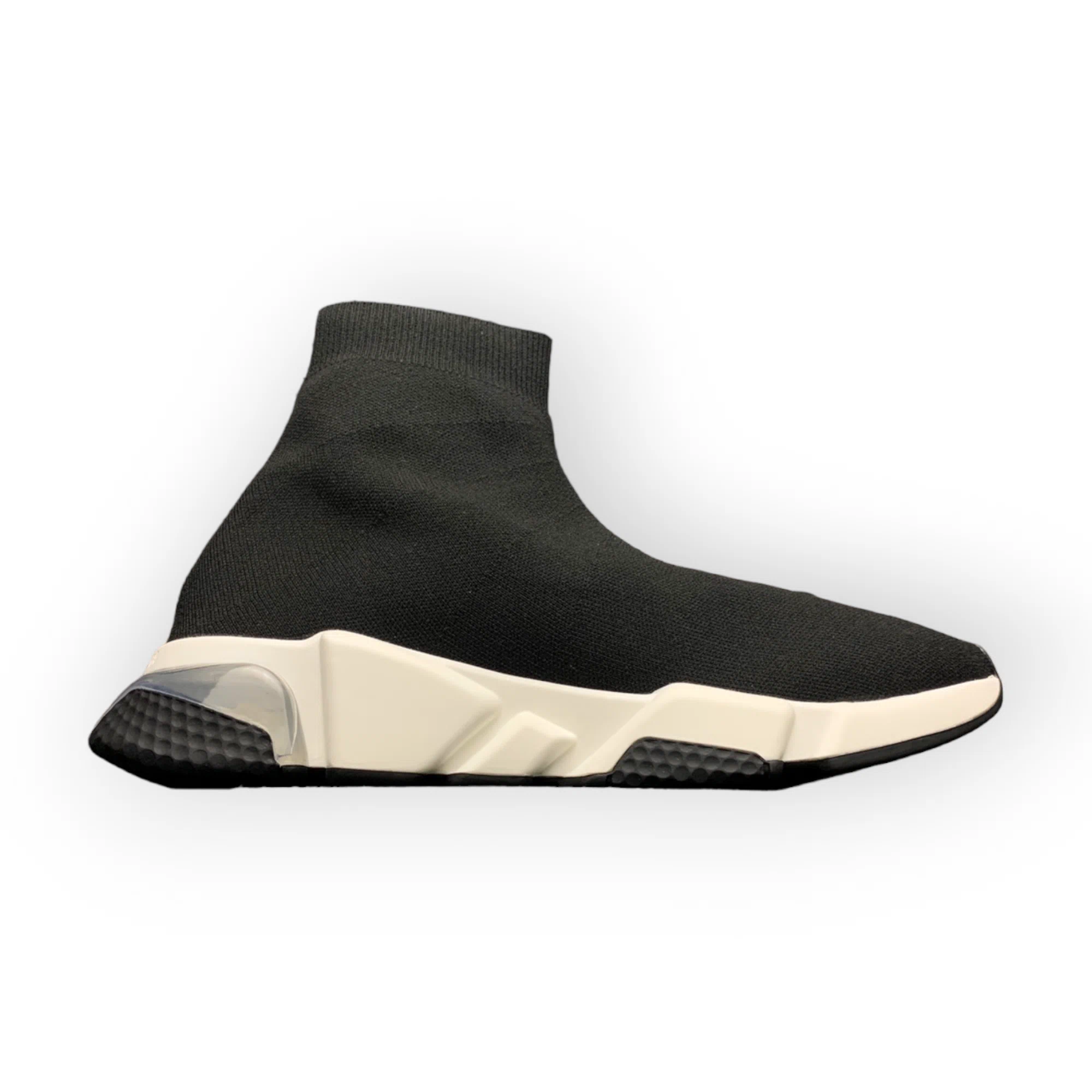 Balenciaga Speed Claer Sole Trainer in Black White、mysite、Cacoeks