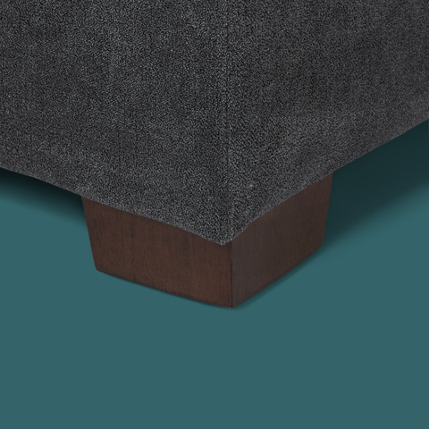 Solid Wood Legs in Walnut Brown Solid Wood Legs in Walnut Brown