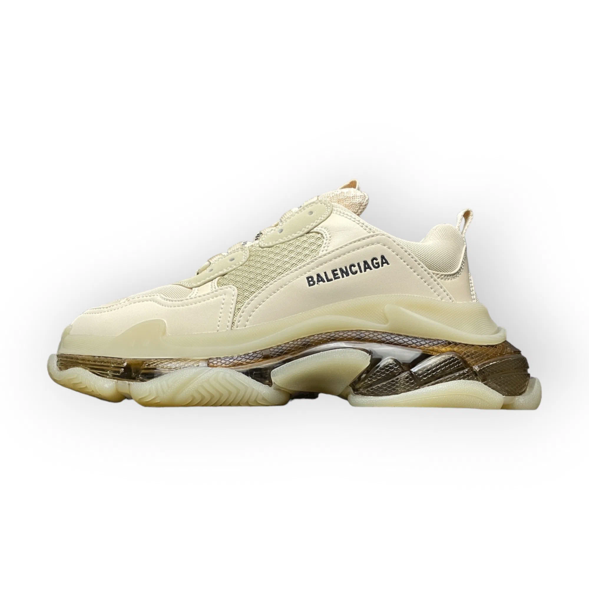Balenciaga Triple S Clear Sole Sneaker in Off White、mysite、Cacoeks