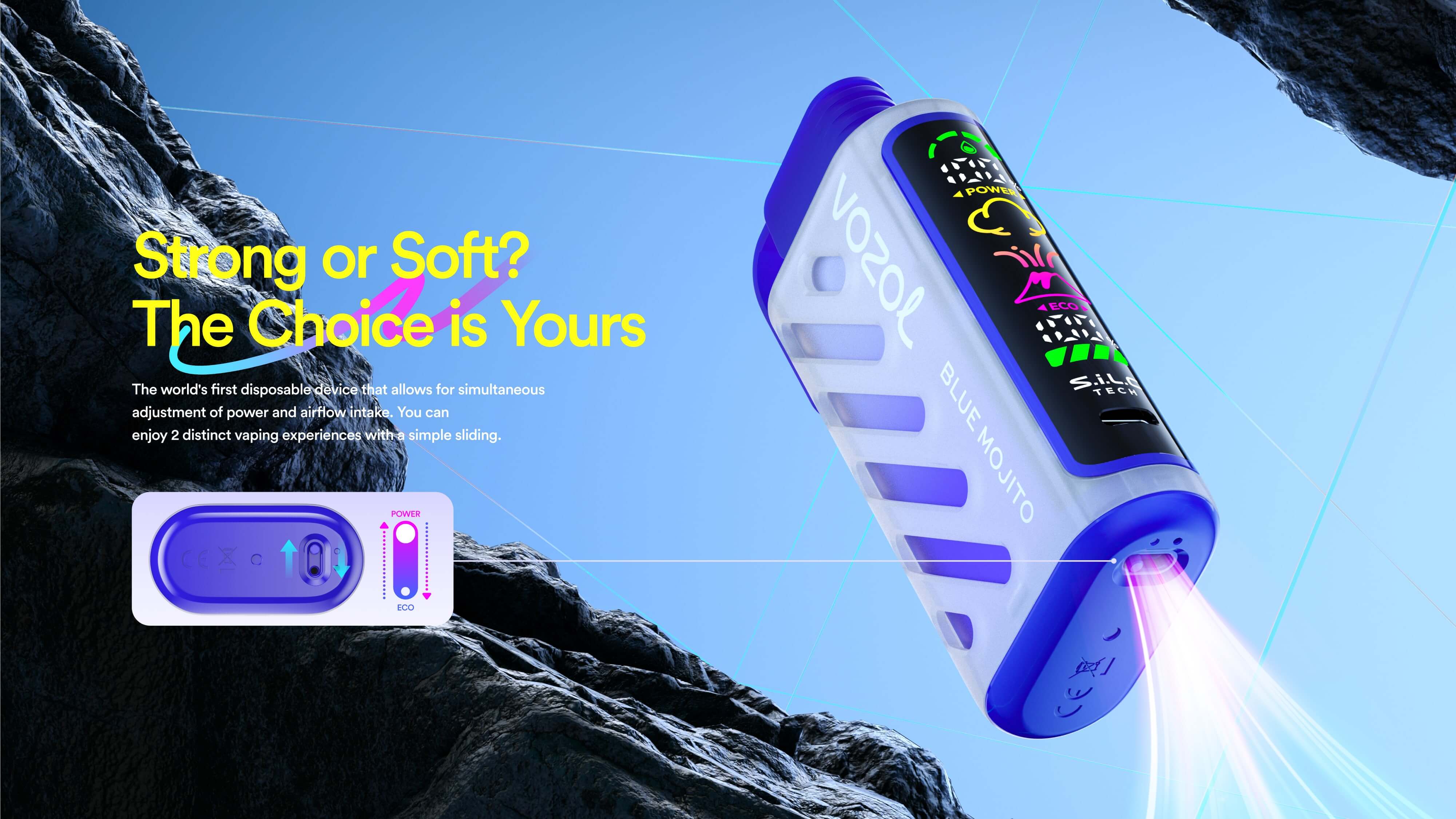  VOZOL Gear Power 20000 Puffs 50mg Dual Mode Disposable Vapevpae005 vapeing vape