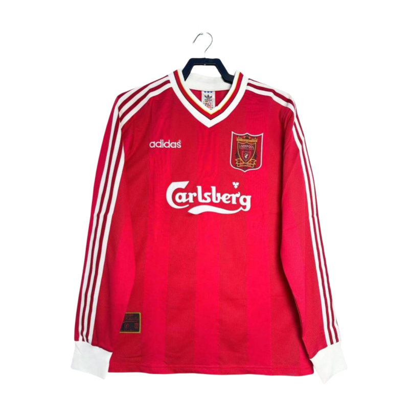 95-96 Liverpool home long sleeves soccer jersey-Retro version: Ajax 24-25 Home Stadium Jersey - Fans Version mysite: Adidas luxuryfootballshirts.com: https://www.luxuryfootballshirts.com/