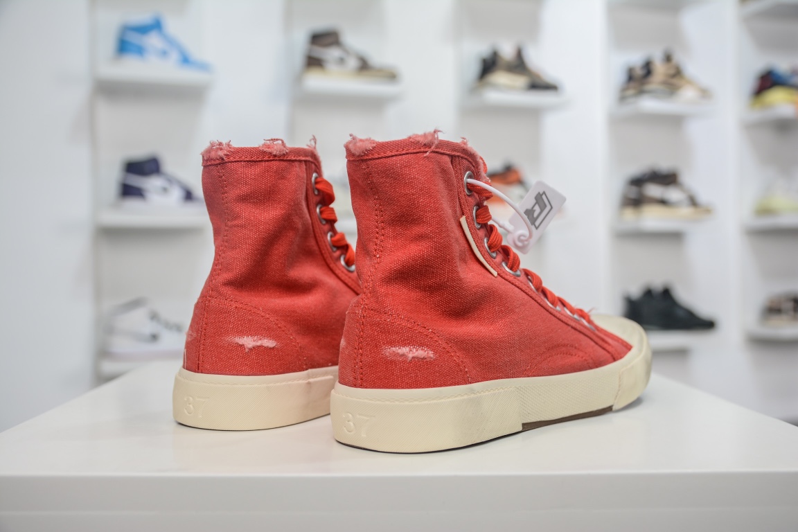 Balenciaga Paris High Top Trainer In Red、mysite、Cacoeks