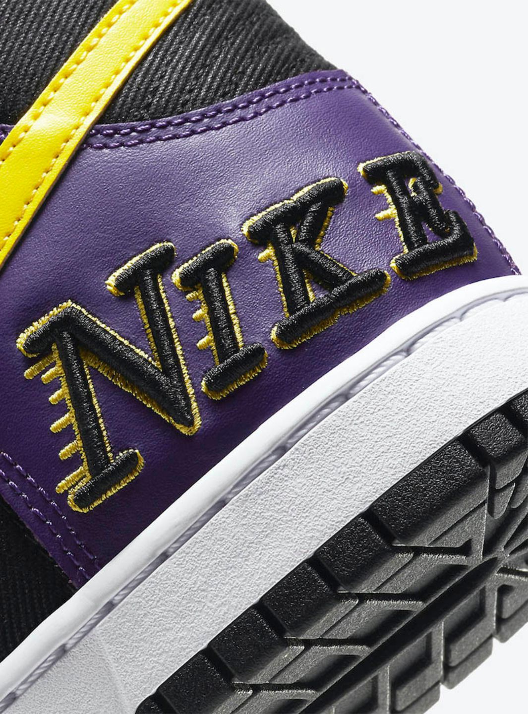 Nike Dunk High EMB Lakers、NIKE、Cacoeks