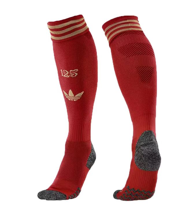 UltraTrikot-Bayern Munich 2025 125th Anniversary Socks - Red