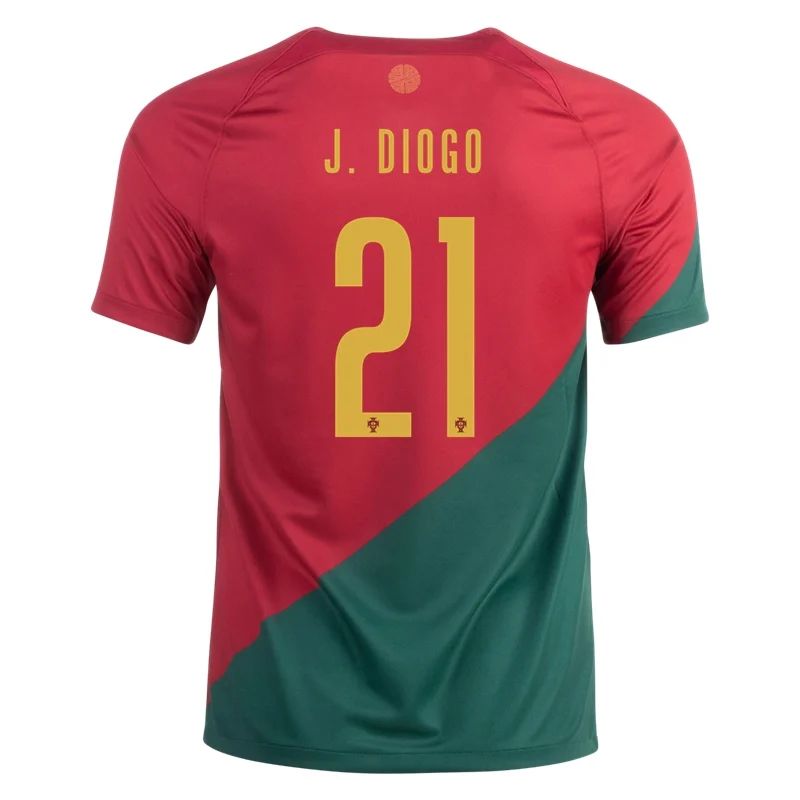 2022 Diogo Jota #21 Portugal Home Jersey-mysite Custom Football Kit- Nextkits