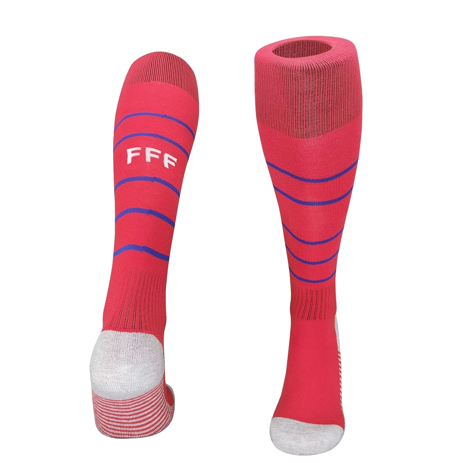 ManixJersey.com | France 2024 Home Socks - Red -Customize Name, Number and Patch | Worldwide Shipping