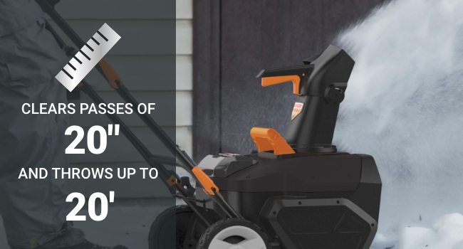 Worx 40V Snow Blower