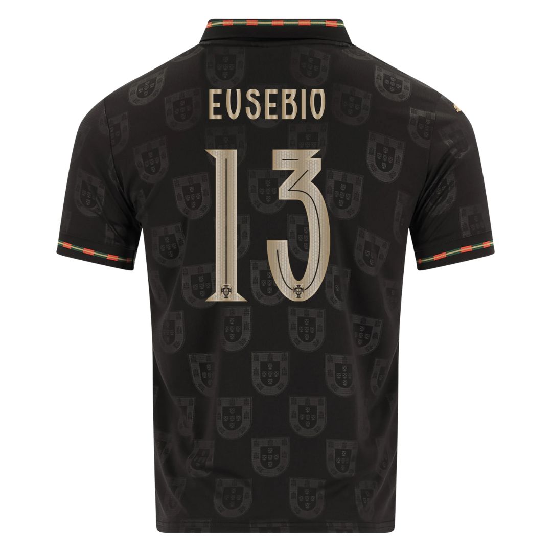 Portugal Fan Jersey Black Panther 2025/26 #13 Eusebio-mysite Custom Football Kit- Nextkits