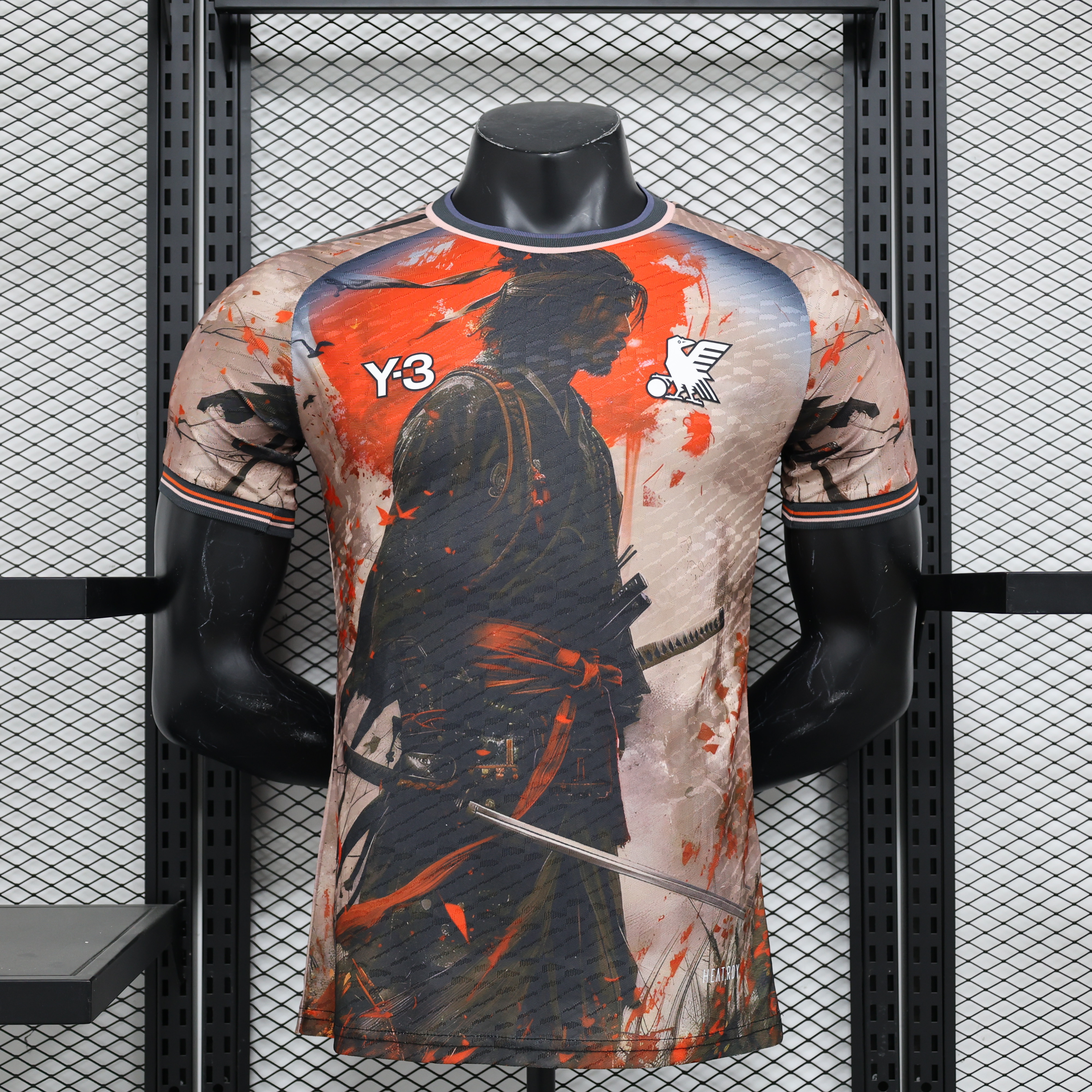 GlobeJersey-Japan 2024 Y3 Samurai Special Jersey - Player Version