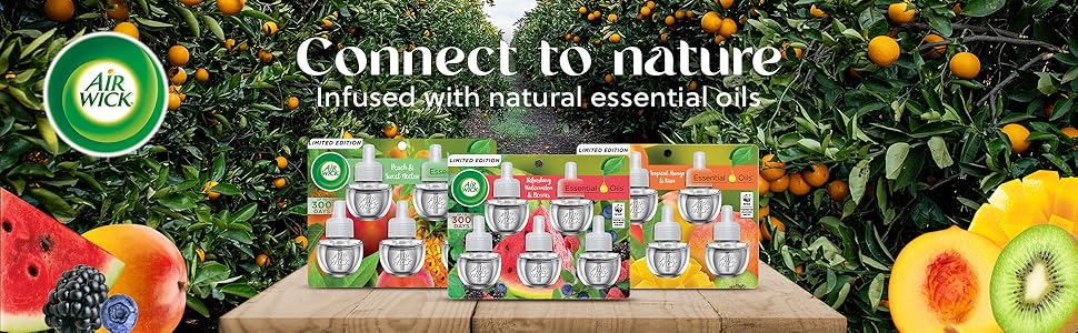 CONNECT TO NATURE INFUSED WITH NATURAL ESSENTIAL OILS