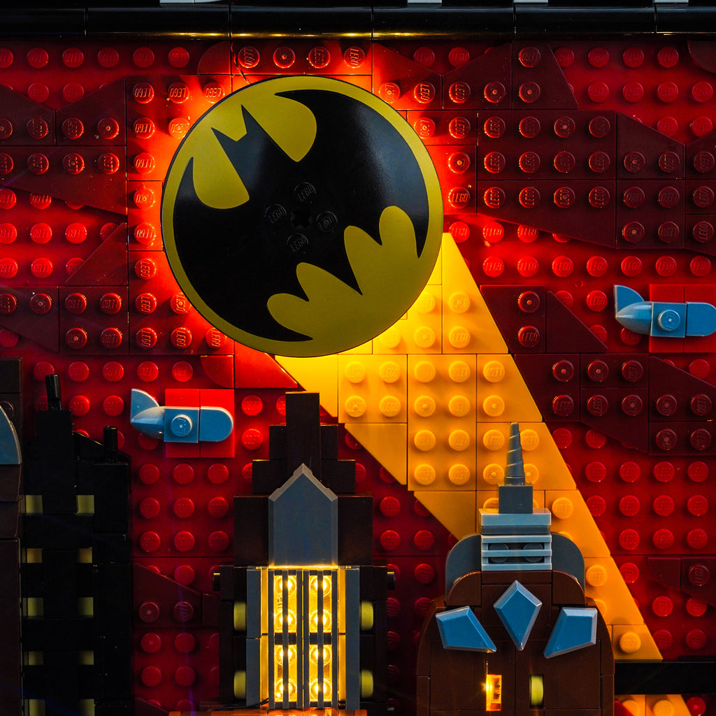Partial Detail Display of BrickBling Light Kit for LEGO Batman: The Animated Series Gotham City™ 76271