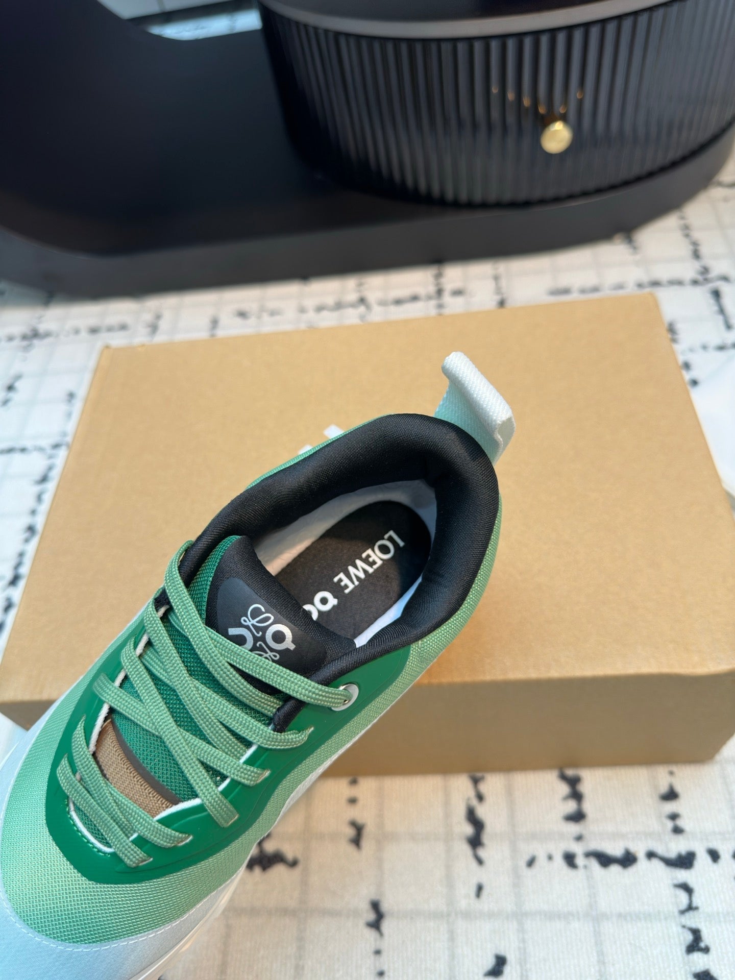 LW CLOUDTILT 2.0 SNEAKER WHITE AND GREEN POLYESTER、mysite、Cacoeks