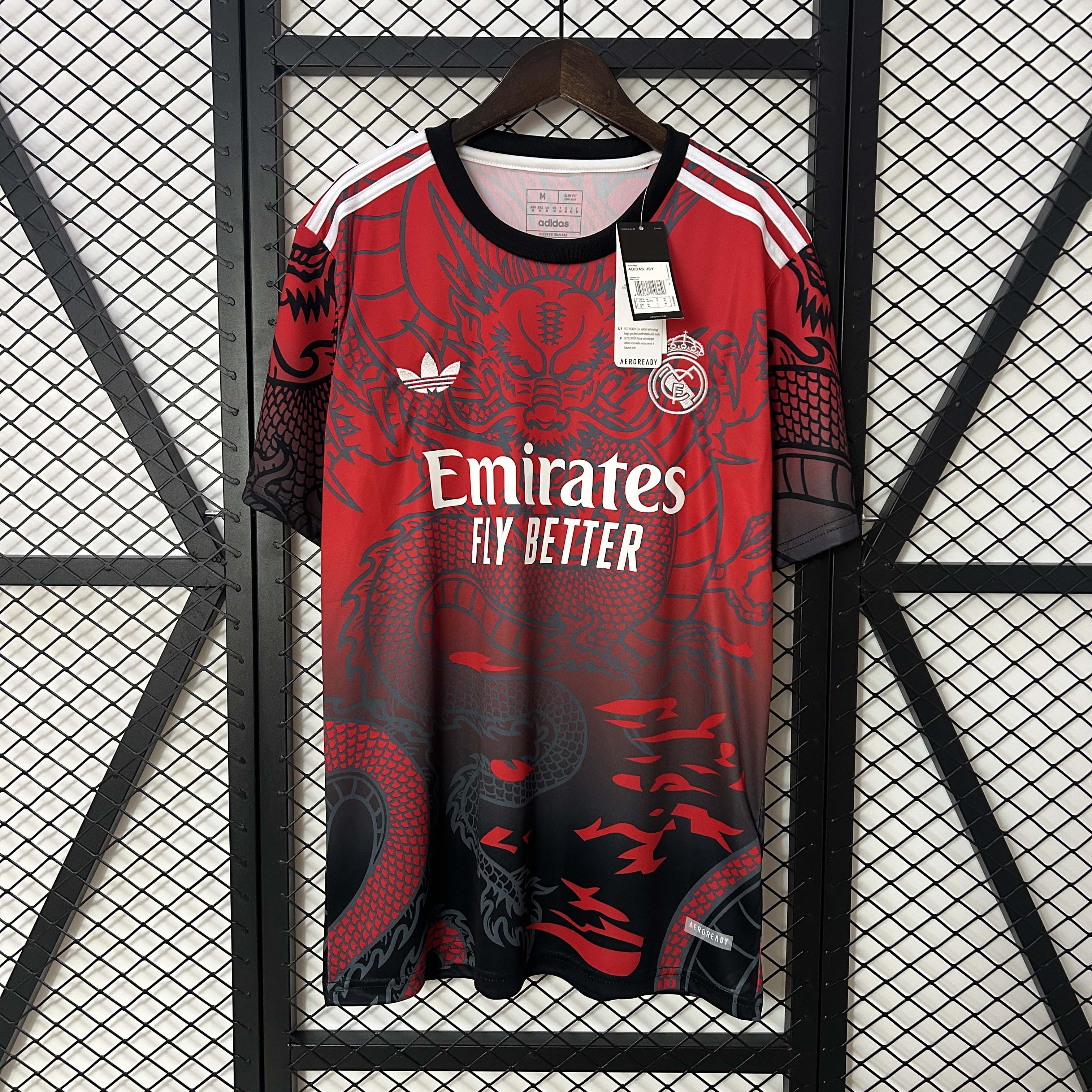 2024/2025 Real Madrid Special Edition Red and black Football Shirt1:1 Thai Quality:football jersey mysite: unitedjerseyfootball 邓江浪:football