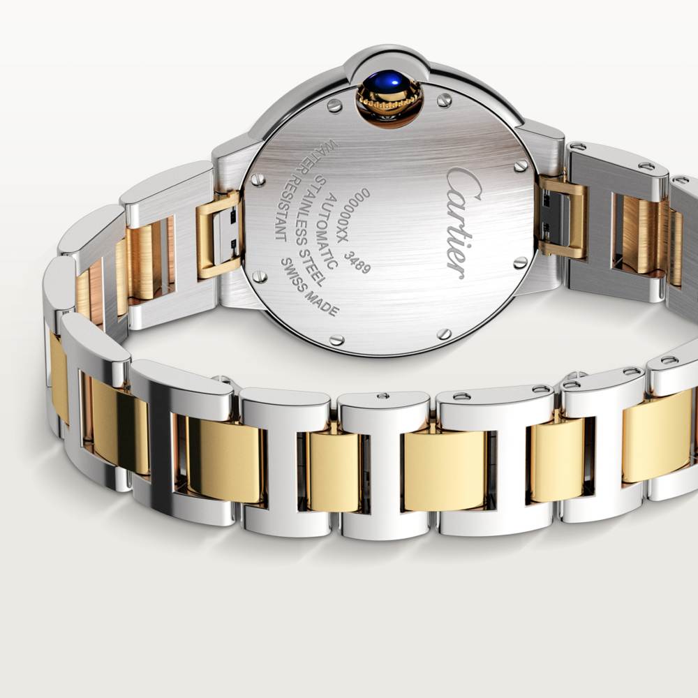 Super Clone 1:1 CARTIER Ballon Bleu BLEU Gold mix 33mm W2BB0029 Replica-fasswatch