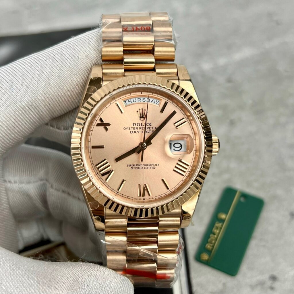 Đồng Hồ Rolex Day-Date 228239 Replica 11 Tinh Chỉnh 166gr GM V2 40mm (1)