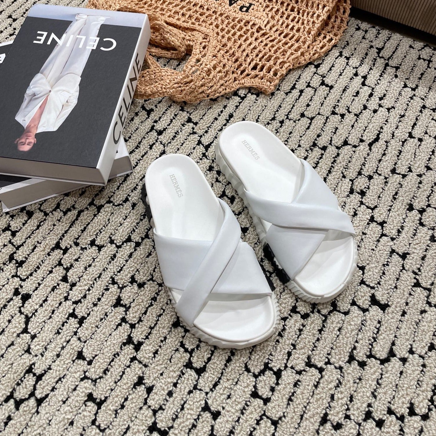 INFRA SANDAL WHITE CALFSKIN、mysite、Cacoeks