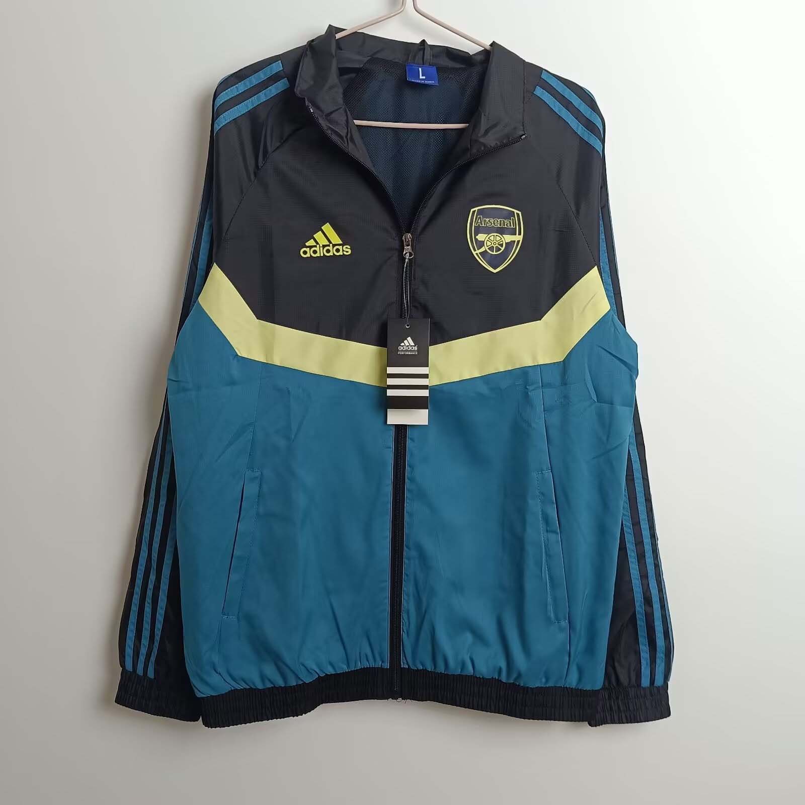 2024/2025 Arsenal Windbreaker Light blue Soccer Jersey 1:1 Thai Quality:football jersey mysite: unitedjerseyfootball 邓江浪:football