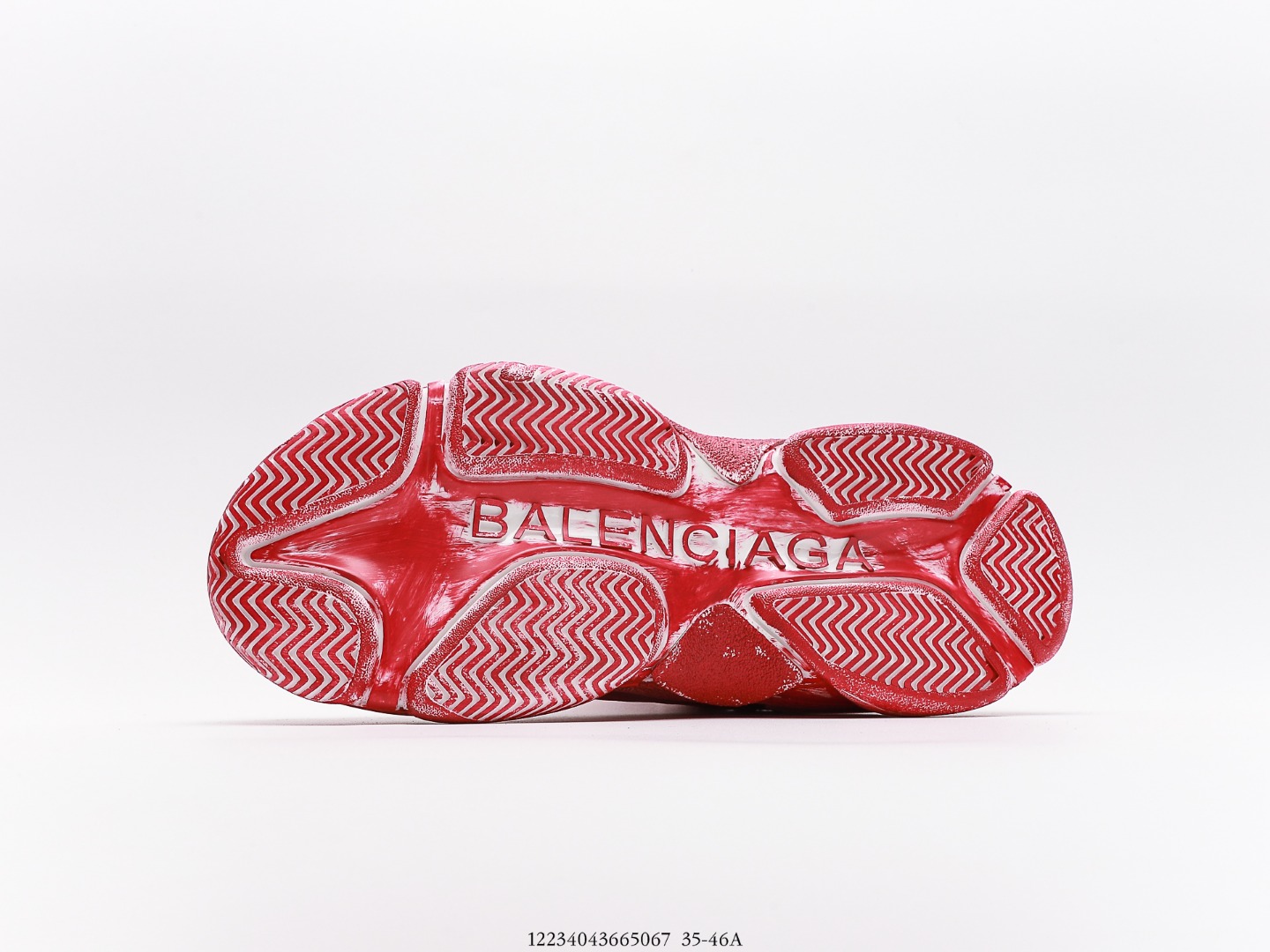 Balenciaga Triple S Sneaker Dark Red Faded、mysite、Cacoeks