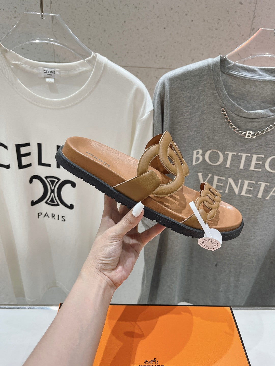 EXTRA SANDAL CARAMEL CALFSKIN、mysite、Cacoeks