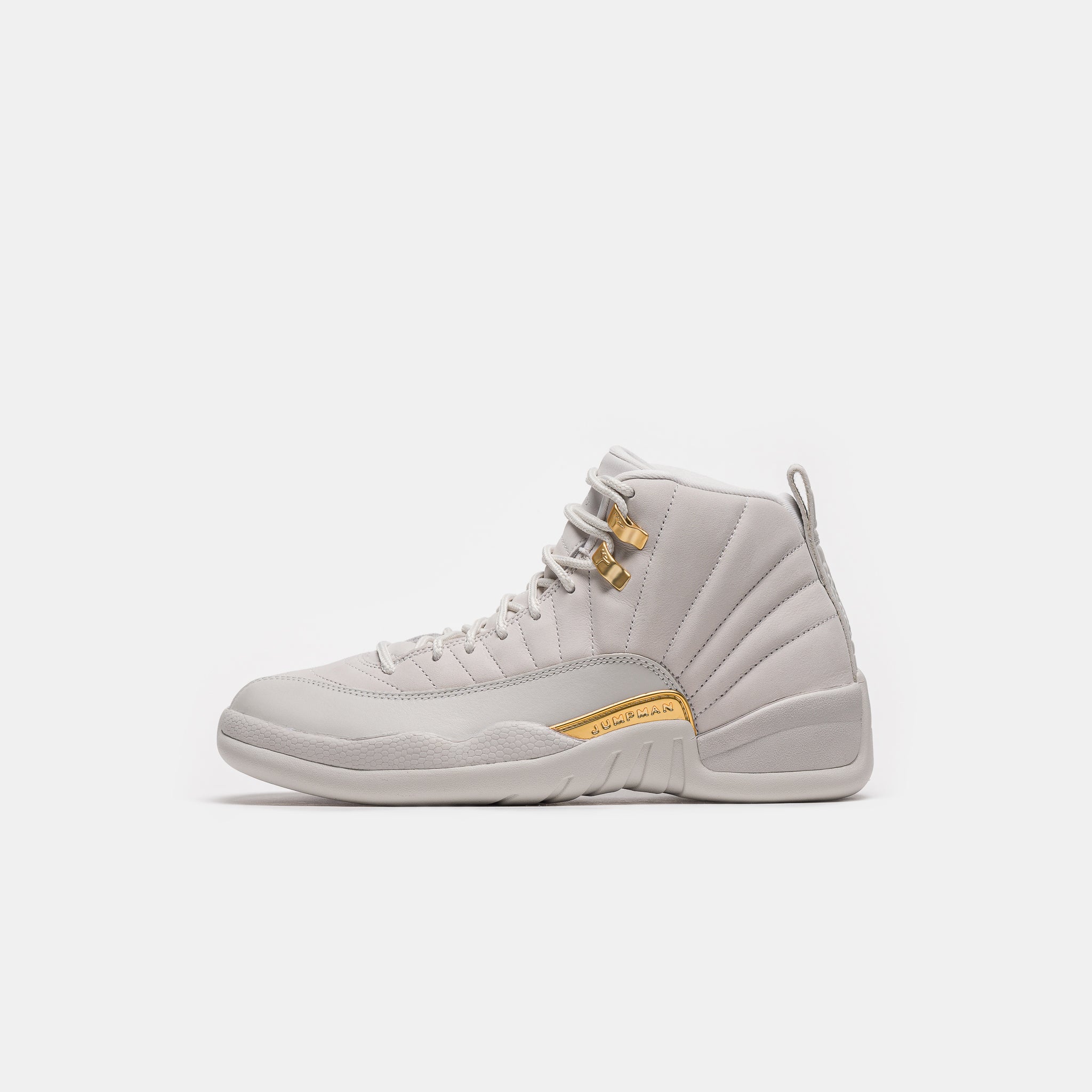 Air Jordan 12 Retro Sneaker in Phantom/Metallic Gold/White