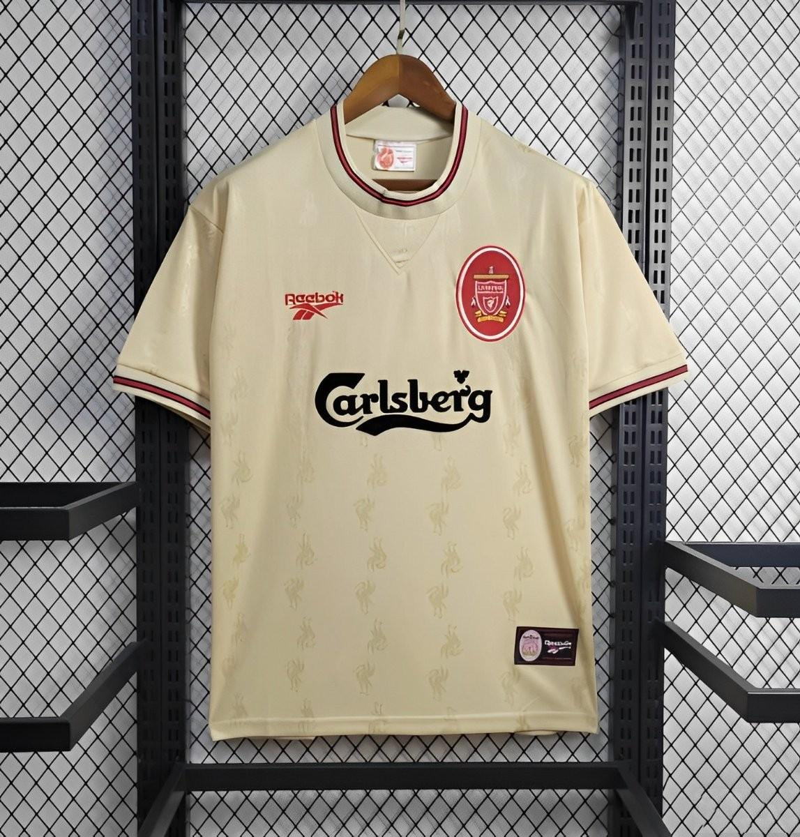ManixJersey.com | Retro Liver.pool 1996-97 Away Jersey -Customize Name, Number and Patch | Worldwide Shipping