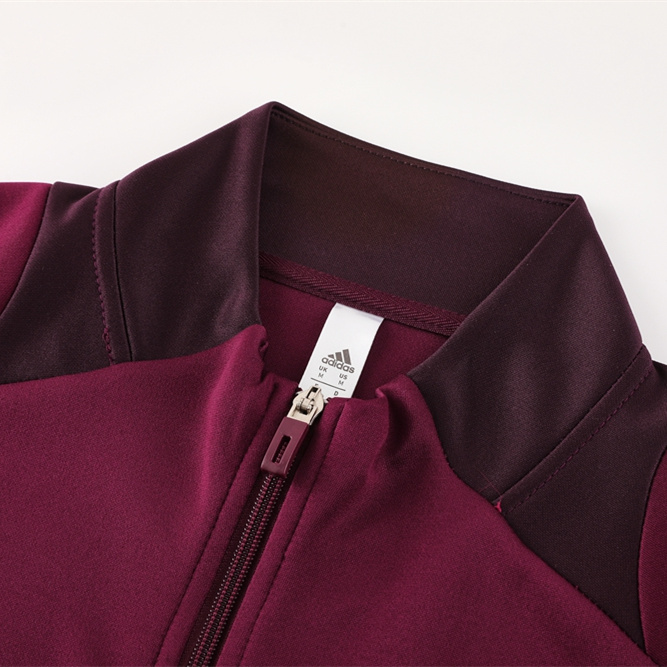 ManixJersey.com | Bayern Munich 24-25 Jacket Training Tracksuit - Claret Red -Customize Name, Number and Patch | Worldwide Shipping