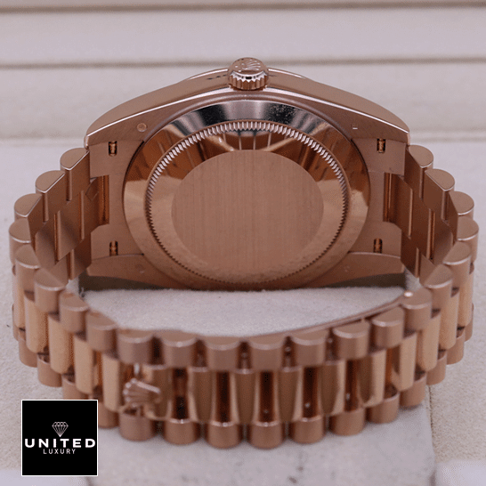 Rolex Day-Date 228235 Replica Oyster Bracelet on the Rolex logo