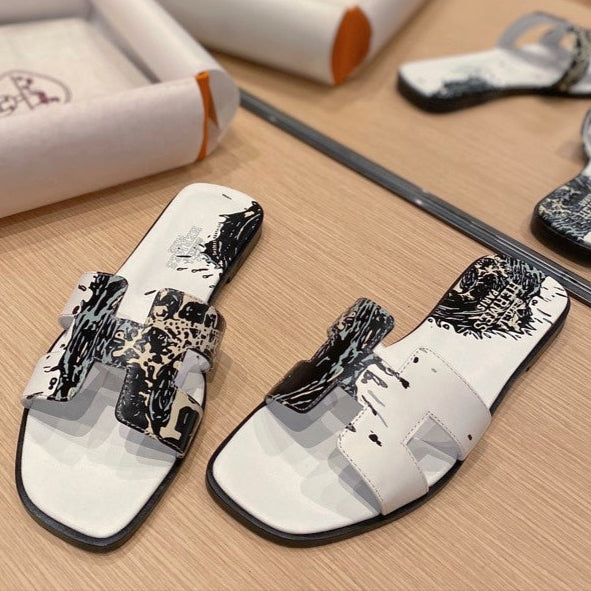 0RAN SANDALS IN WHITE MIX COLORFUL CALFSKIN、mysite、Cacoeks