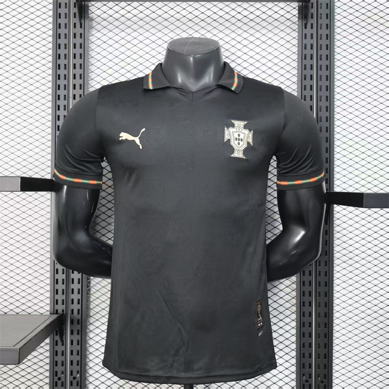 Unitedfootballkit.com | Portugal 2026 Away Black Jersey - Player Version -Customize Name, Number and Patch | Worldwide Shipping
