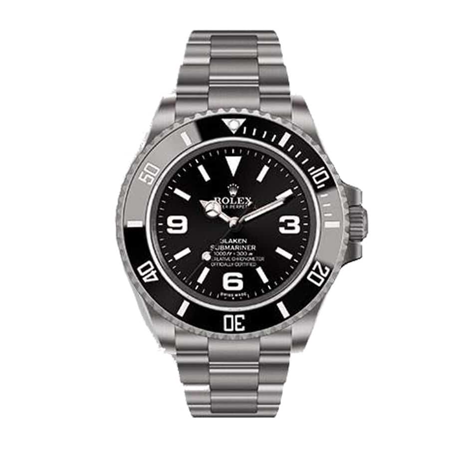 Rolex Submariner 6190 Blaken Black Dial Replica-fasswatch