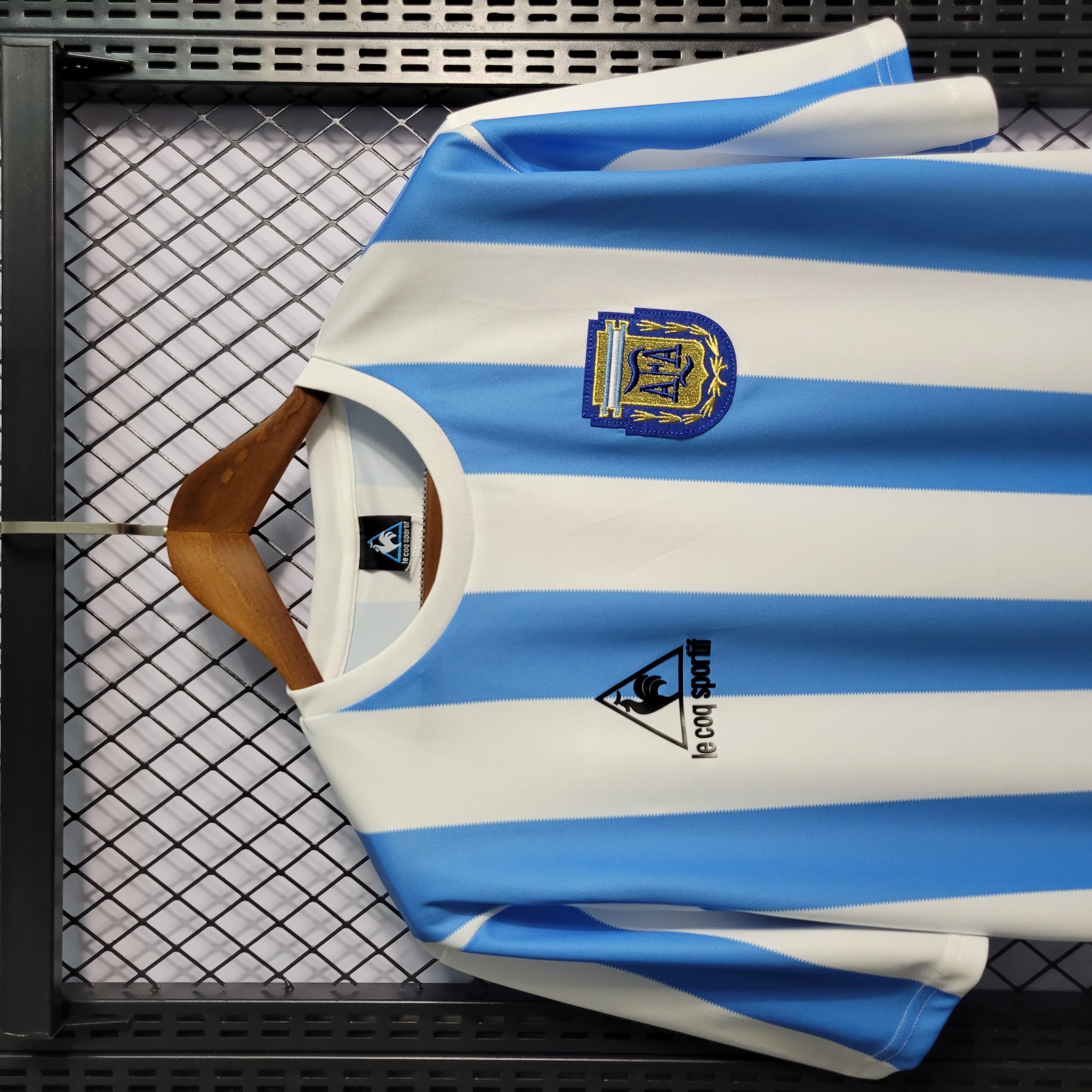 GlobeJersey-Retro Argentina 1986 Home Stadium Jersey