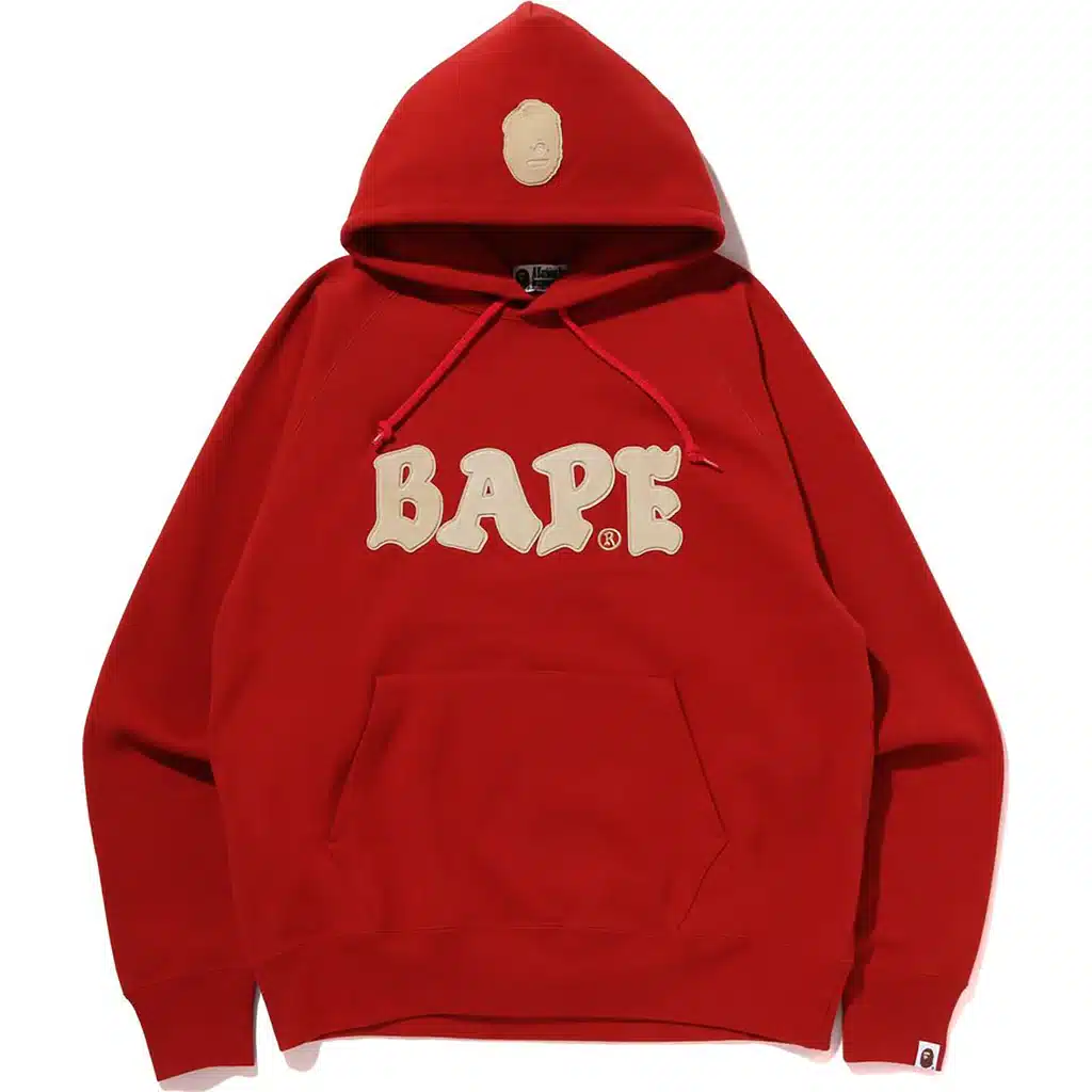 BAPE Logo Relaxed Fit Pullover Hoodie、mysite、Cacoeks