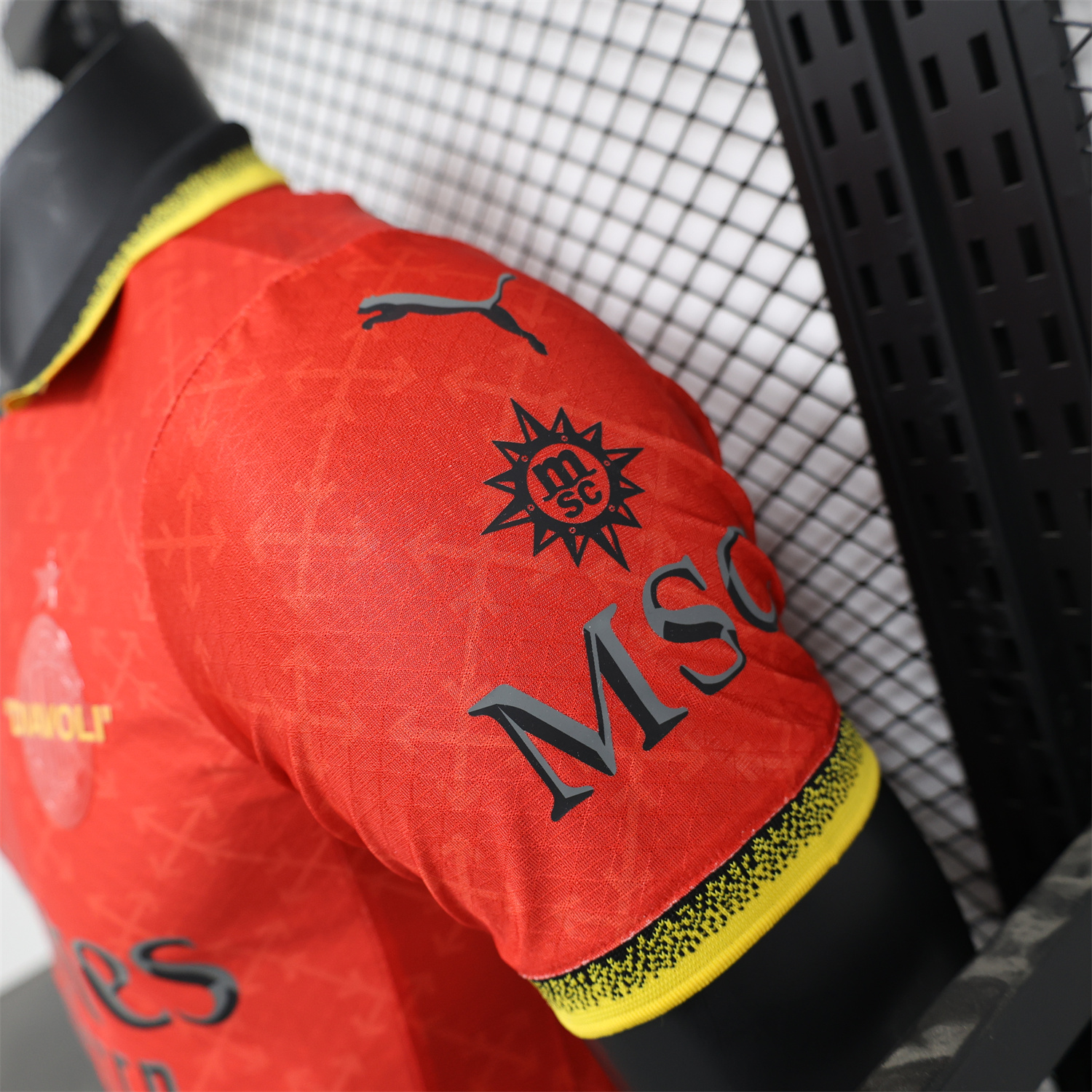 foot-AC Milan 24-25 Red Green “Diavoli” Special Edition Jersey - Player Version