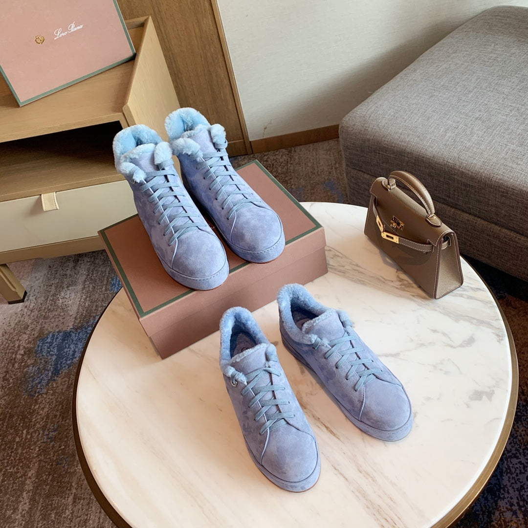 LP WINTER NUAGES HIGH SNEAKERS SAPPHIRE LAMBSKIN、mysite、Cacoeks